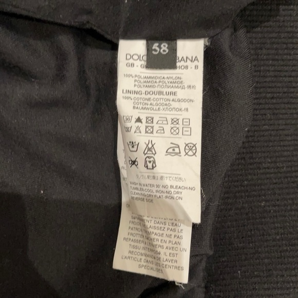 DOLCE & GABBANA Soccer Bomber Jacket 58 US XXL - Picture 10 of 10